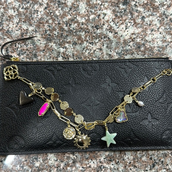 Kendra Scott Frankie Gold Charm Bracelet In Multi Mix - Picture 5 of 7